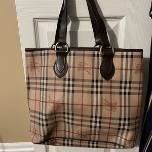 Authentic Burberry tote bag